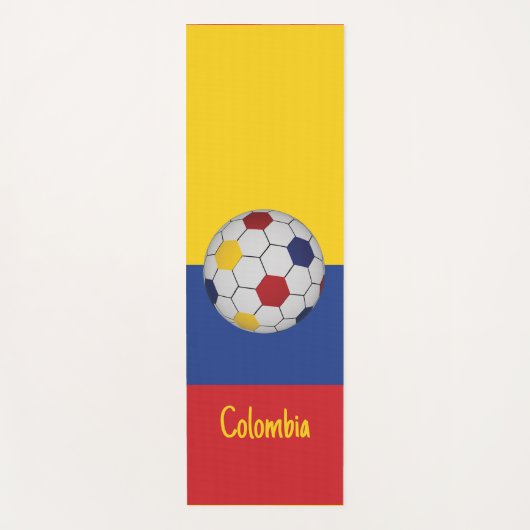Colombia Soccer Yogamat (Voorkant)