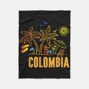 Colombia Souvenirs Vakantie 2025 Gezinsreis Vriend Fleece Deken