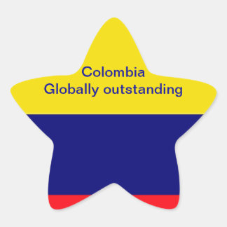 Colombia Ster Sticker