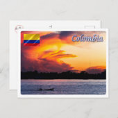 Colombia - Sunset - Briefkaart (Voorkant / Achterkant)