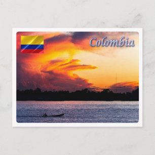 Colombia - Sunset - Briefkaart