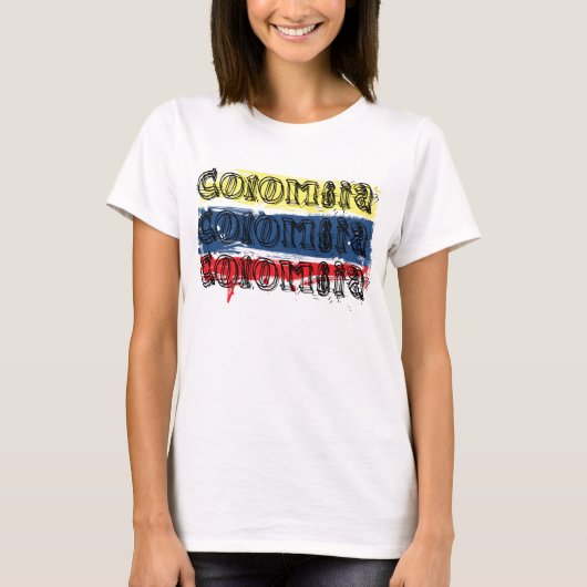 colombia t-shirt (Voorkant)