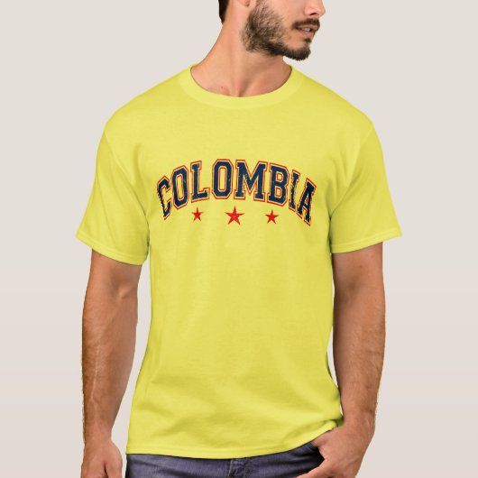 Colombia T-shirt (Voorkant)
