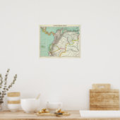 Colombia, Venezuela 2 Poster (Keuken)