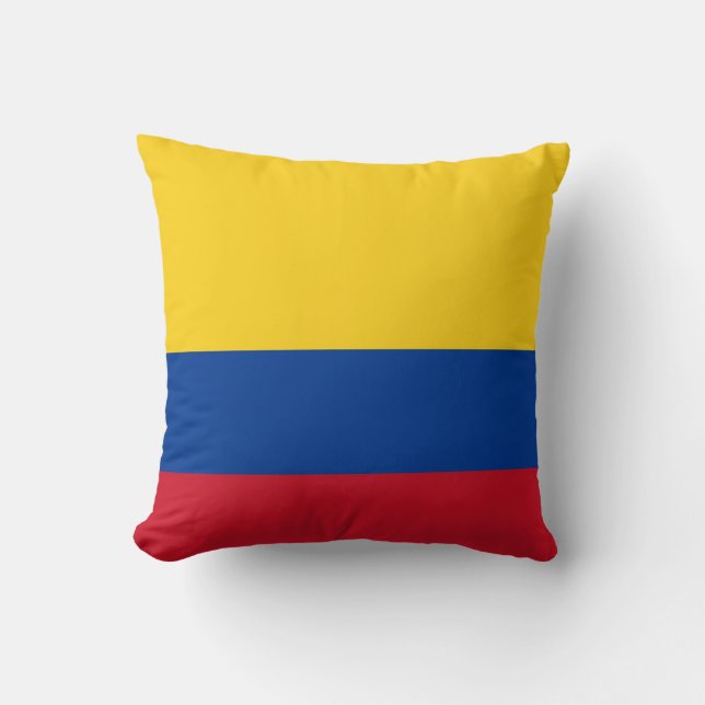 Colombia Vlag Amerikaans MoJo Kussen (Voorkant)