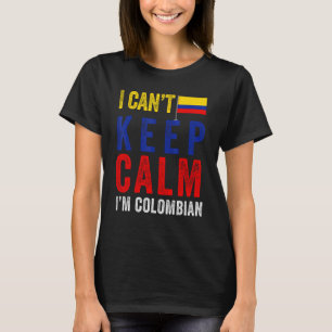Colombia Vlag Colombiaanse Pride Bandera Liefde Co T-shirt