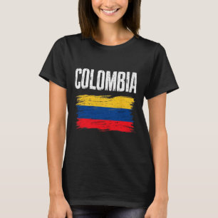 Colombia Vlag Jersey Colombiaans Voetbalteam Colom T-shirt