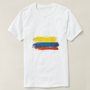 Colombia Vlag Kunst T-shirt