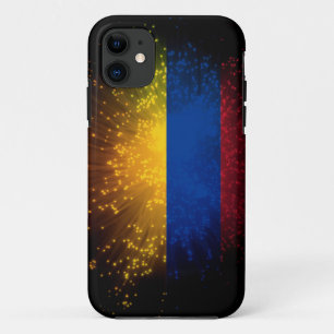 Colombia Vlag Vuurwerk iPhone 11 Hoesje