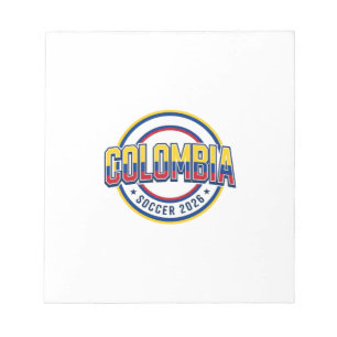 Colombia Voetbal 2026 Voetbal Vet Land Typografie Notitieblok