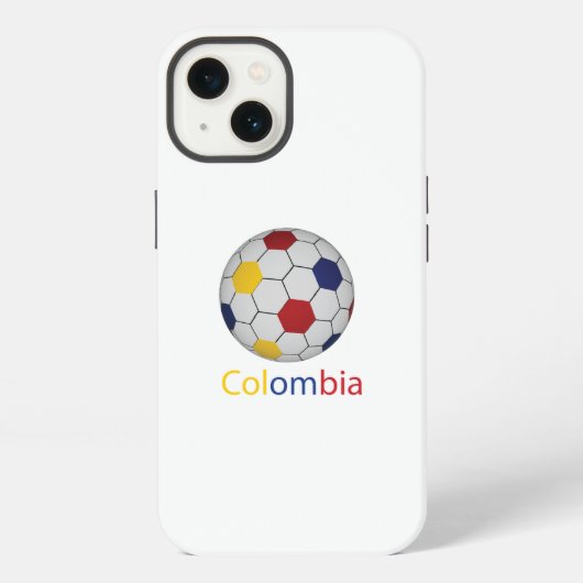 Colombia Voetbal iPhone Hoesje (Achterkant)