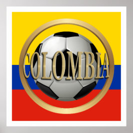 Colombia Voetbal Poster