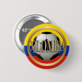 Colombia Voetbal Ronde Button 5,7 Cm (Voorkant /achterkant)