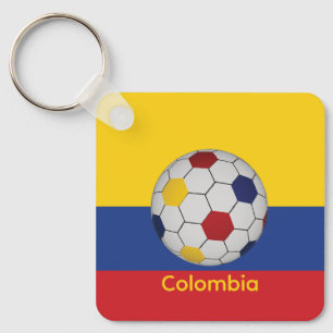 Colombia Voetbal Sleutelhanger