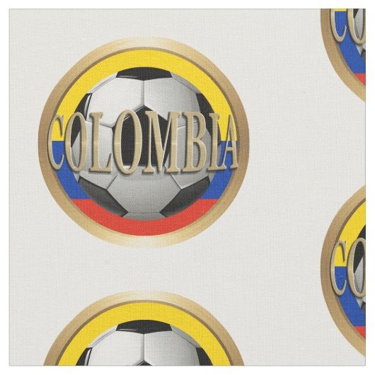 Colombia Voetbal Stof (Close Up)