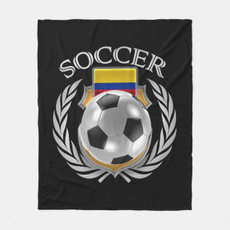 Colombia Voettuig Soccer 2016 Fleece Deken