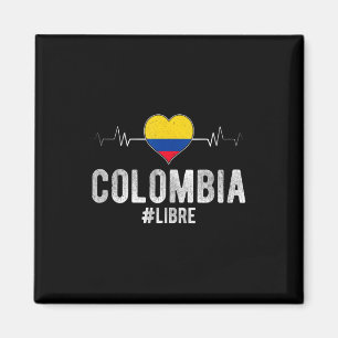 Colombia #vrij Colombia Vrije Vlag Colombiaanse Pa Magneet