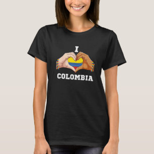 Colombia Vrouwen Mannen Patriottische Colombiaanse T-shirt