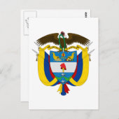 Colombia Wapenjassen Briefkaart (Voorkant / Achterkant)