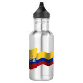 Colombia Waving Flag Waterfles (Rechts)