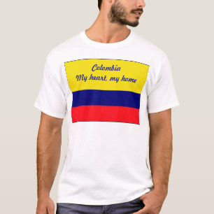 Colombia wereldwijd uitstekend t-shirt