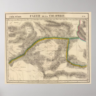 Colombia, Zuid-Amerika 6 Poster