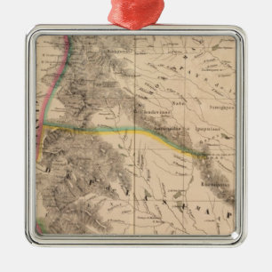 Colombia, Zuid-Amerika 8 Metalen Ornament