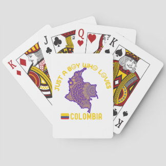 Colombia Zuid-Amerika Pokerkaarten
