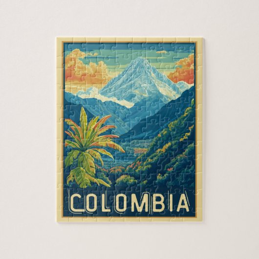 Colombiaans berglandschap legpuzzel (Verticaal)