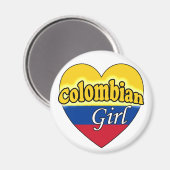 Colombiaans meisje magneet (Voorkant / Achterkant)