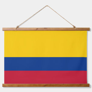 Colombiaans nationaal vlagpatriottisch decor hangend wandkleed