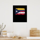 Colombiaans Puerto Ricaans Poster (Keuken)