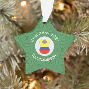 Colombiaanse Abuelita-engel voor Kerstmis Ornament