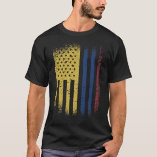 Colombiaanse Amerikaanse vlag VS Colombia T-shirt