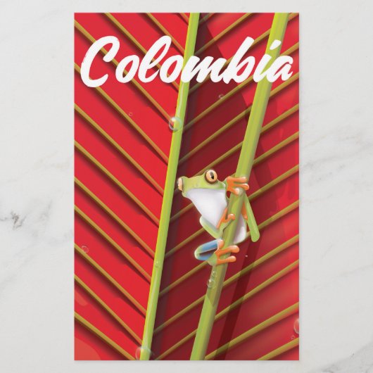 Colombiaanse bokikkervisposter briefpapier (Voorkant)