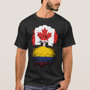 Colombiaanse Canadese stratenvlag (Canada) T-shirt