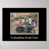 Colombiaanse fruitkart poster (Voorkant)