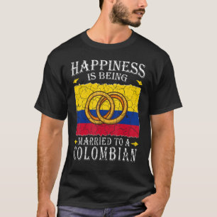 Colombiaanse huwelijksvlag Colombiaans erfgoed T-shirt