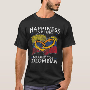 Colombiaanse huwelijksvlag Colombiaans erfgoed T-shirt