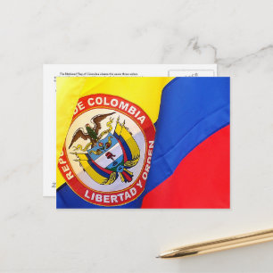 Colombiaanse Kaart van de olievlagenreispost