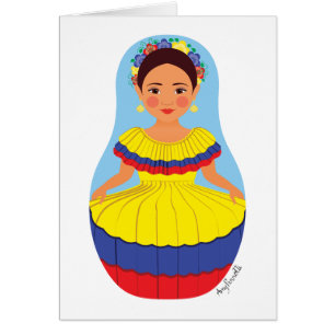 Colombiaanse Matryoshka-kaart