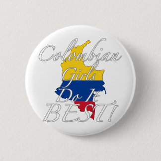 Colombiaanse meisjes doen het het beste. ronde button 5,7 cm