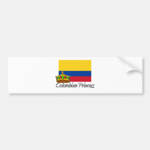 Colombiaanse prinses bumpersticker