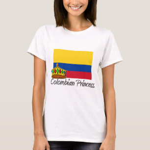 Colombiaanse prinses t-shirt