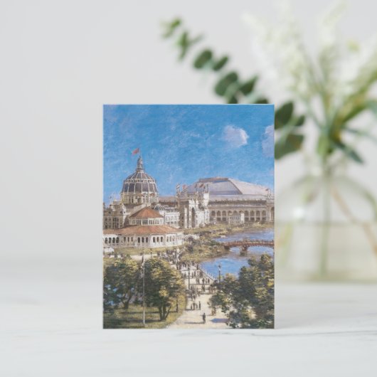 Colombiaanse tentoonstelling van Theodore Robinson Briefkaart (Staand voorkant)