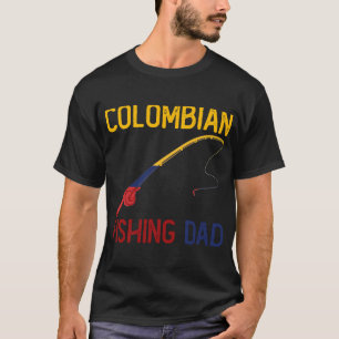 Colombiaanse visser vader t-shirt