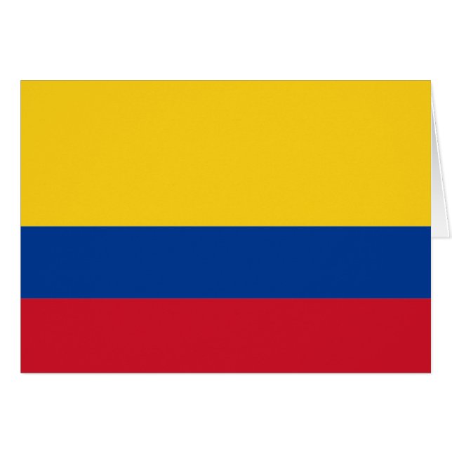 Colombiaanse vlag (Voorkant Horizontaal)