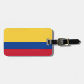 Colombiaanse vlag bagagelabel (Voorkant horizontaal)