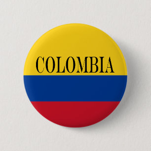 Colombiaanse vlag - Bandera De Colombia Ronde Button 5,7 Cm