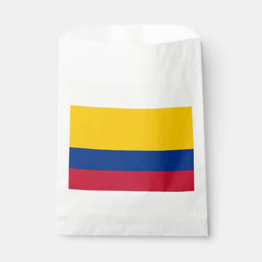 Colombiaanse vlag bedankzakje (Voorkant)